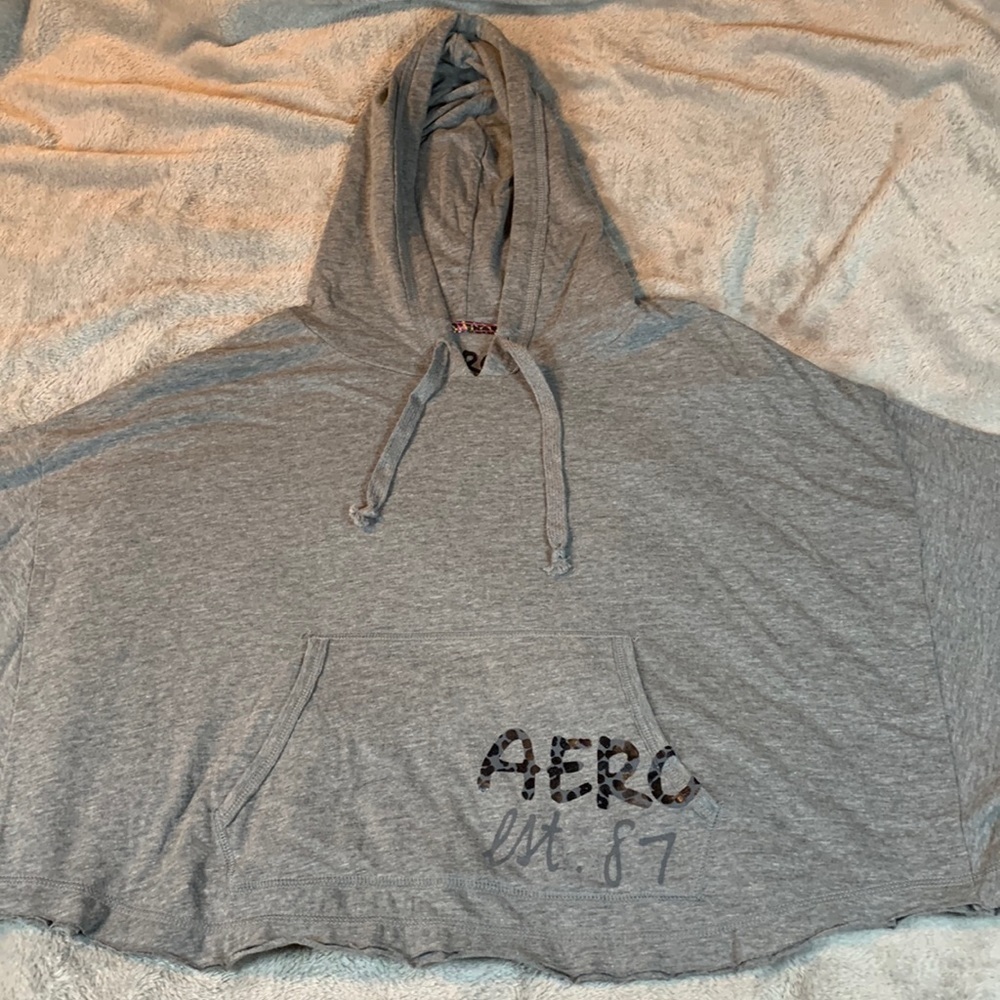 Aeropostale Aero 87 Cropped Hoodie